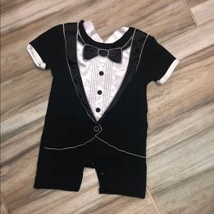 Baby tuxedo outfit